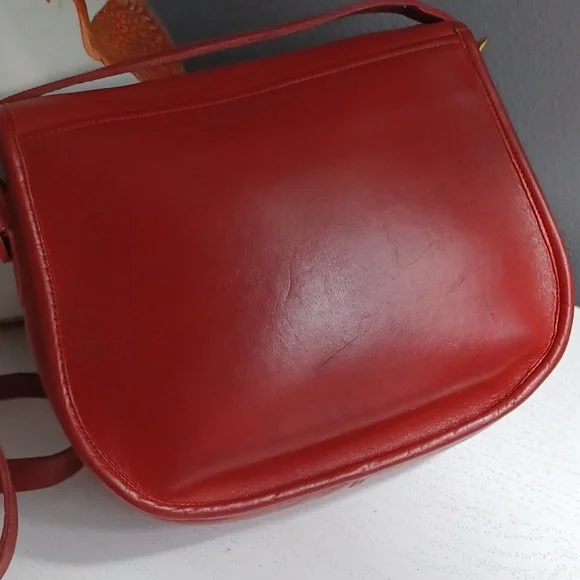 VINTAGE COACH  'NYC' EARLY 80'S SADDLERY BAG - Picture 6 of 17